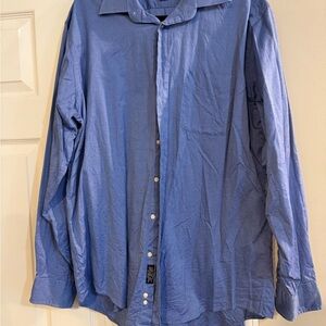 Jos. A. Bank Blue Casual Button Down Shirt